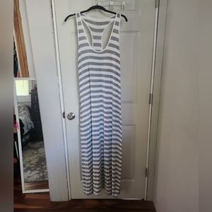 Gapbody XL grey and white maxi dress